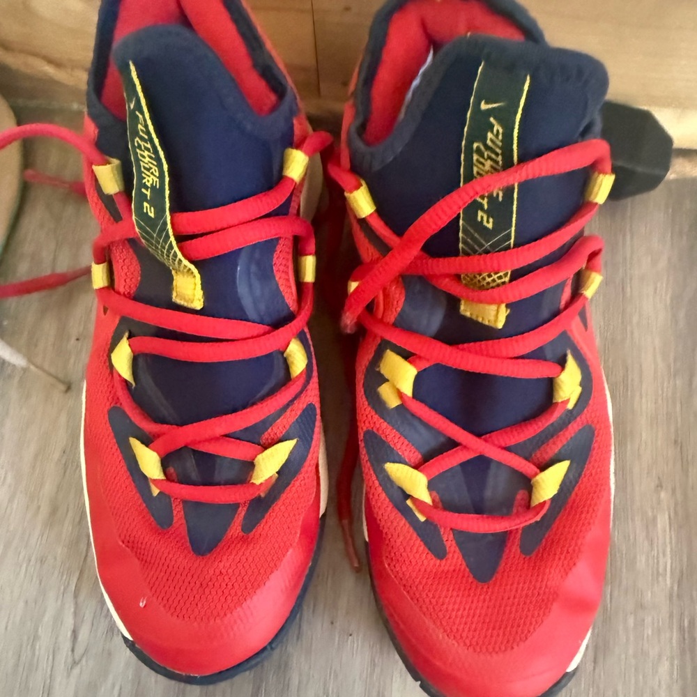 Kids Red and Blue Athletic Shoes